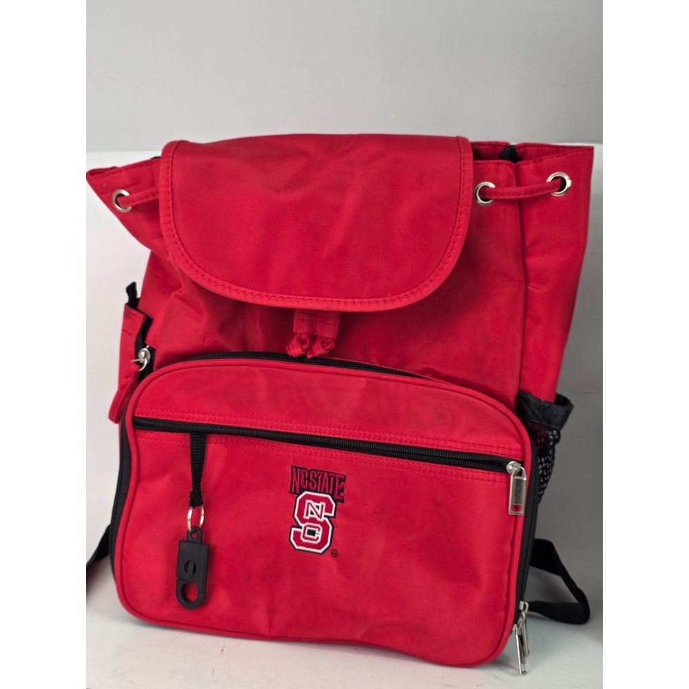 North Carolina State Picnic Backpack Red Bag‎